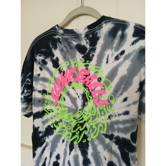 Santa Cruz T Shirt Slime Balls Graphic 2-sided Tie Dye Mens M Black White - Picture 12 of 14